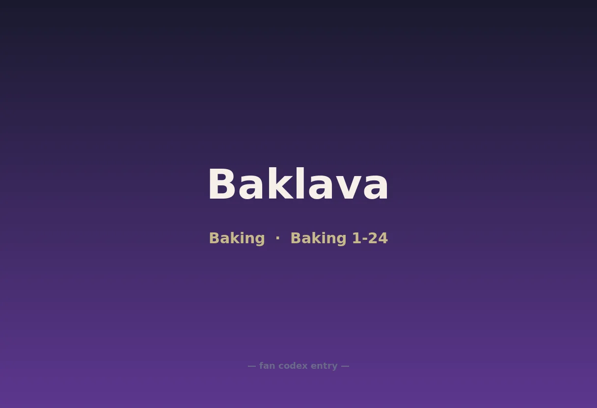 Baklava